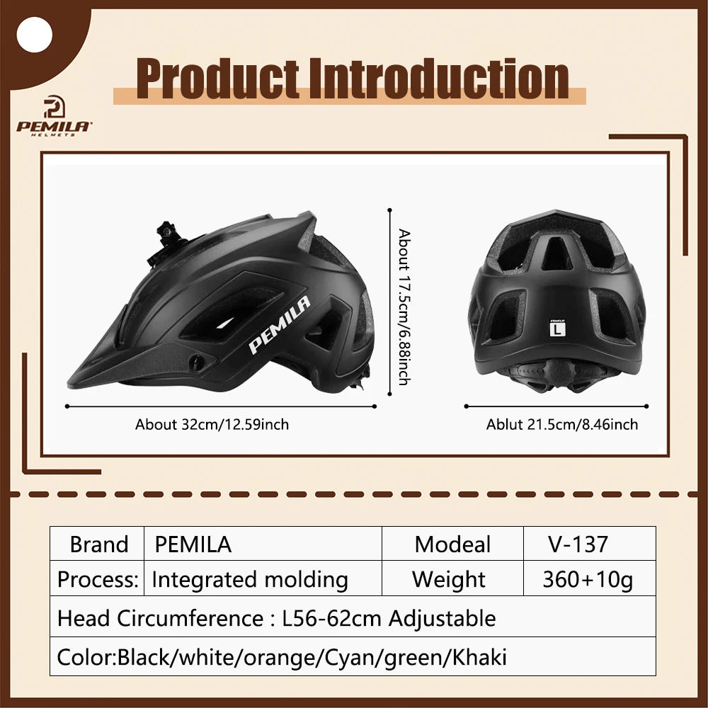 Casco de ciclismo ultraligero, casco de ciclismo de carretera, casco de seguridad para ciclismo de montaña, equipo de ciclismo de carreras, casco de bicicleta moldeado integralmente para mujeres y hombres.