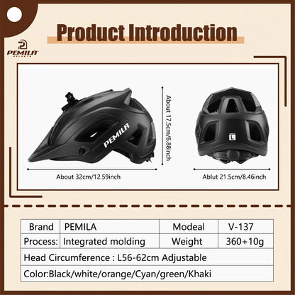 Casco de ciclismo ultraligero, casco de ciclismo de carretera, casco de seguridad para ciclismo de montaña, equipo de ciclismo de carreras, casco de bicicleta moldeado integralmente para mujeres y hombres.