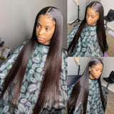HD Lace Frontal Wig 13x6 13x4 Lace Front Wig Human Hair 30 Inch Bone Straight Transparent Lace Human Hair Wigs 4x4 HD Closure Wig