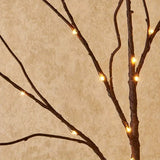 LED Artificial Twig Branch Light Battery Operated 20LED Decorative Lamp for Christmas Party Holiday Indoor Table Vase Decoration