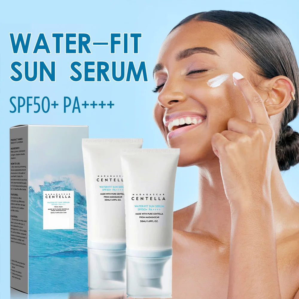 Original 50+ Facial Sunscreen Centella Protector UV Sun Sunblock Skin Whitening Cream Korean Moisturizing Protector Care Body