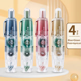 12Pcs/Set Transparent Dot Dispensing Double-sided Tape Replaceable Refills Handbook Dot Glue Stationery School Office Supplies