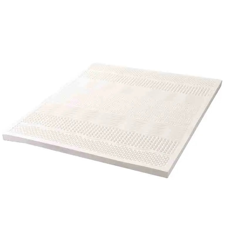 Natural Latex Mattress Topper with Cover Natural Rubber Pure Mattress Home Dormitory Soft Cushion Mat Queen Size Medium Firmness