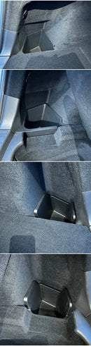 USVOTOV Trunk Organizer for Tesla Model Y Juniper Launch Refresh 2025 Rear Trunk Storage Bins Side Box Organiser TPE Accessories