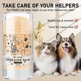 20g Dog Nose and Paw Balm Dog Paw Cream Cats Dogs Paw Protector Cream Pet Feet Moisturizer Pet Crack Feet Repair Pet Accessories