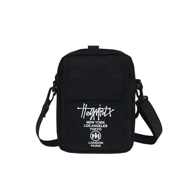 STUY Street Hip Hop Shoulder Slung Cell Phone For Teenagers Japanese Classic Small Magazine Bag 