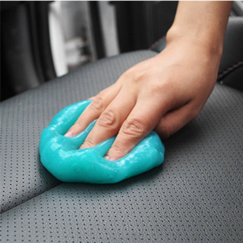 Reutilizável Car Cleaning Gel, Teclado Cleaner Gel, Automóvel Air Vent, Gel Remoção de Poeira, Multiuse Dirt Cleaner, Slime Auto, 1 Pc, 2Pcs