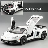 1:32 Lamborghinis LP770 LP750 Car Alloy Sports Car Model Diecast Sound Super Racing Lifting Tail Hot Car Wheel For Children Gift