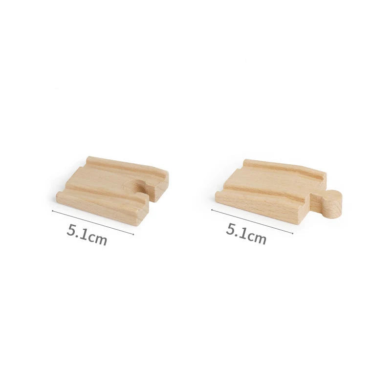 Wooden Train Track Toys Railway Rails Accessories Fit Thomas Train Road Connector Bridge Wood Railway Children Boy Christmas Gift