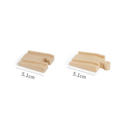Wooden Train Track Toys Railway Rails Accessories Fit Thomas Train Road Connector Bridge Wood Railway Children Boy Chrismas Gift