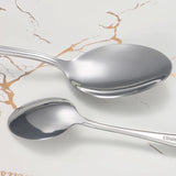 6/30pcs Stainless steel cutlery set steak knife and fork dessert fork and spoon high-end suitable for restaurants and hotels