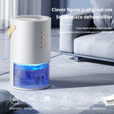 1000ml Dehumidifier Air Dryer for Home Office Negative ions Eliminate Damp Mold and Moisture Portable Air Dehumidifier EU US