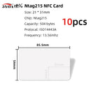 NFC Card Tag can written by Tagmo, works with Switch, available for all NFC mobile phones, 5YOA, NTAG215, 10PCs 