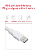 USB 18LEDs Direct Plug Portable Lamp Notebook Computer Lamp Eye Protection Student Study Reading Available Night Light Lighting