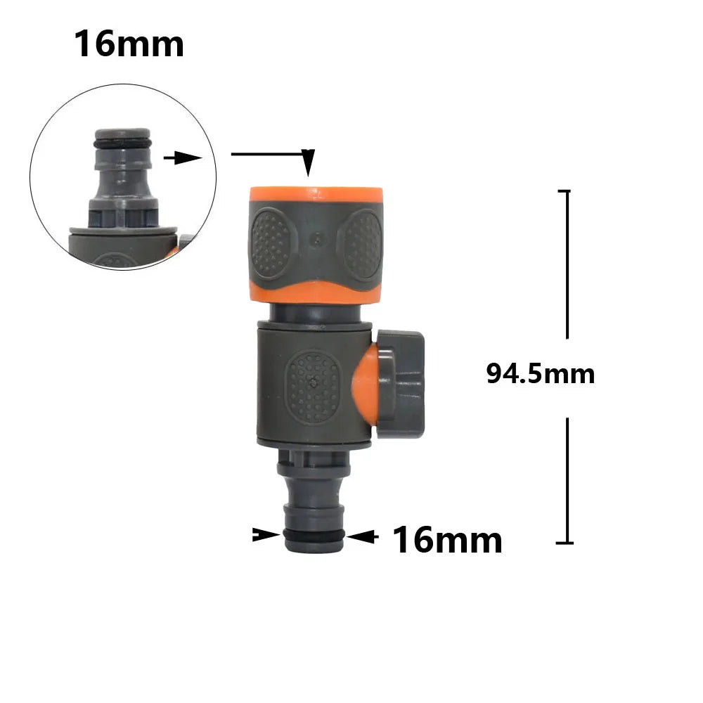 Conector rápido para manguera de jardín, acoplador de tubería de 1/2, 3/4 y 1 pulgada, conector de agua de parada, junta de reparación de 16/20/32 mm, accesorio para sistema de riego