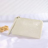 Women Black Cosmetic Bag Zipper Small Makeup Bag Traveling Neceser Ladies Cosmetics Clutch Purse Toiletry Organizer Case Pouch