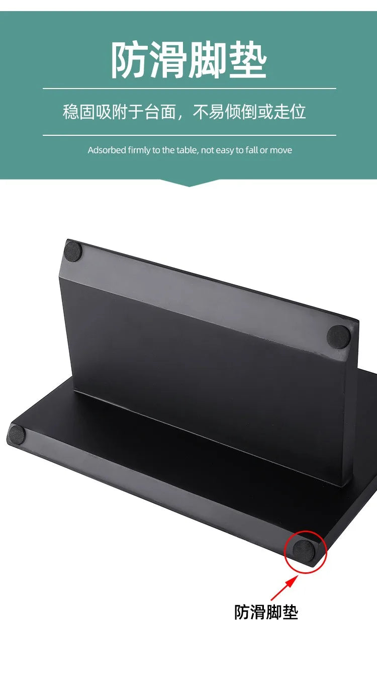 Magnetic Knife Block MDF Board Tableware Organizer Knives Holder Kitchen Accessories Storage