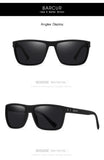 BARCUR Design TR90 Sunglasses Men Polarized Light Weight Sports Sun Glasses Women Eyewear Accessory Oculos UVAB Protection