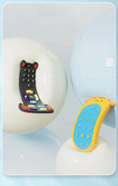 Baby Teething Toys Silicone Chew Teether Teethers for Babies Development Baby Rattle Newborn Infant Sensory Baby Toys 0-3-6-12 M