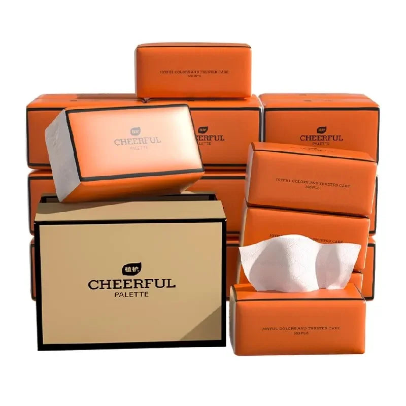 Tela de colchón de aire naranja Zhihu, 4 capas, 90 hojas, 8 bolsas 
