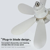 E26 E27 Base Home-use LED Ceiling Fan Light Wireless Remote Smart Fan Light 42cm 52cm Ceiling Fan for Room Office Study Kitchen