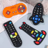 Baby Teething Toys Silicone Chew Teether Teethers for Babies Development Baby Rattle Newborn Infant Sensory Baby Toys 0-3-6-12 M