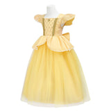 Children's Halloween Role Play Fairy Princess Belle Dress Xmas Carnival Masquerade Performance Birthday Party Fancy Girl Clothes