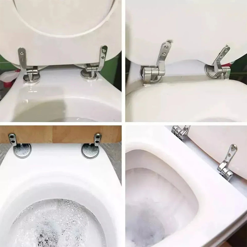 O-Shaped Toilet Seat Slow Close Quiet Lid Thickened Durable for Both Adults Children Universal Bathroom Accessories