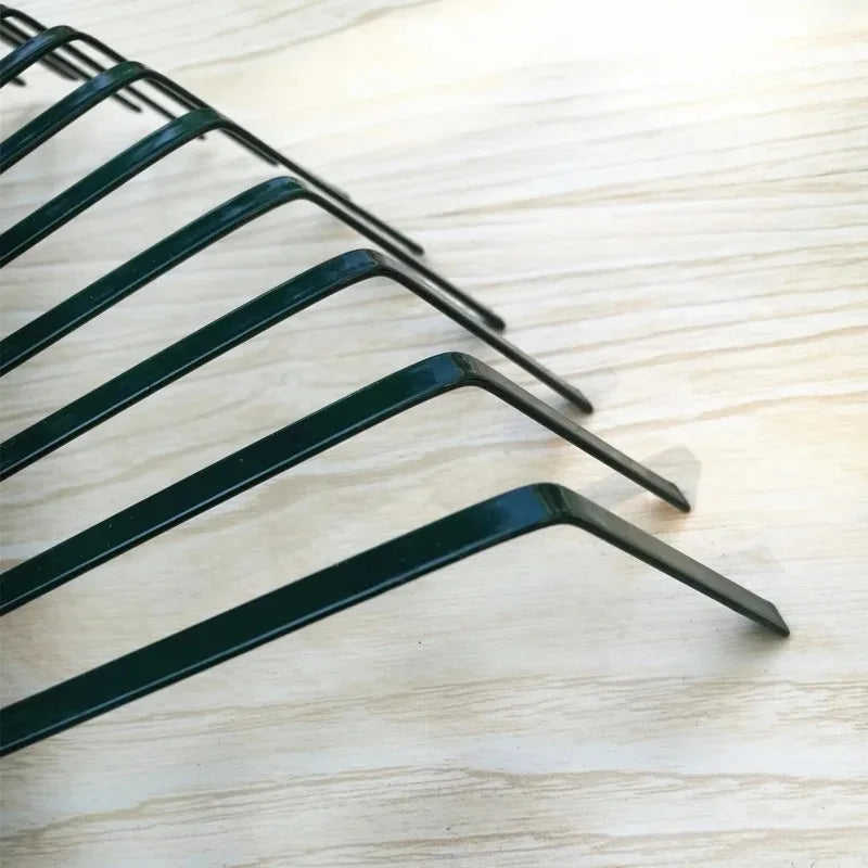 Realmote Rake 22 Toothed Rake Dead Leaf Rake Steel Wire Garden Gardening Tools Agriculture