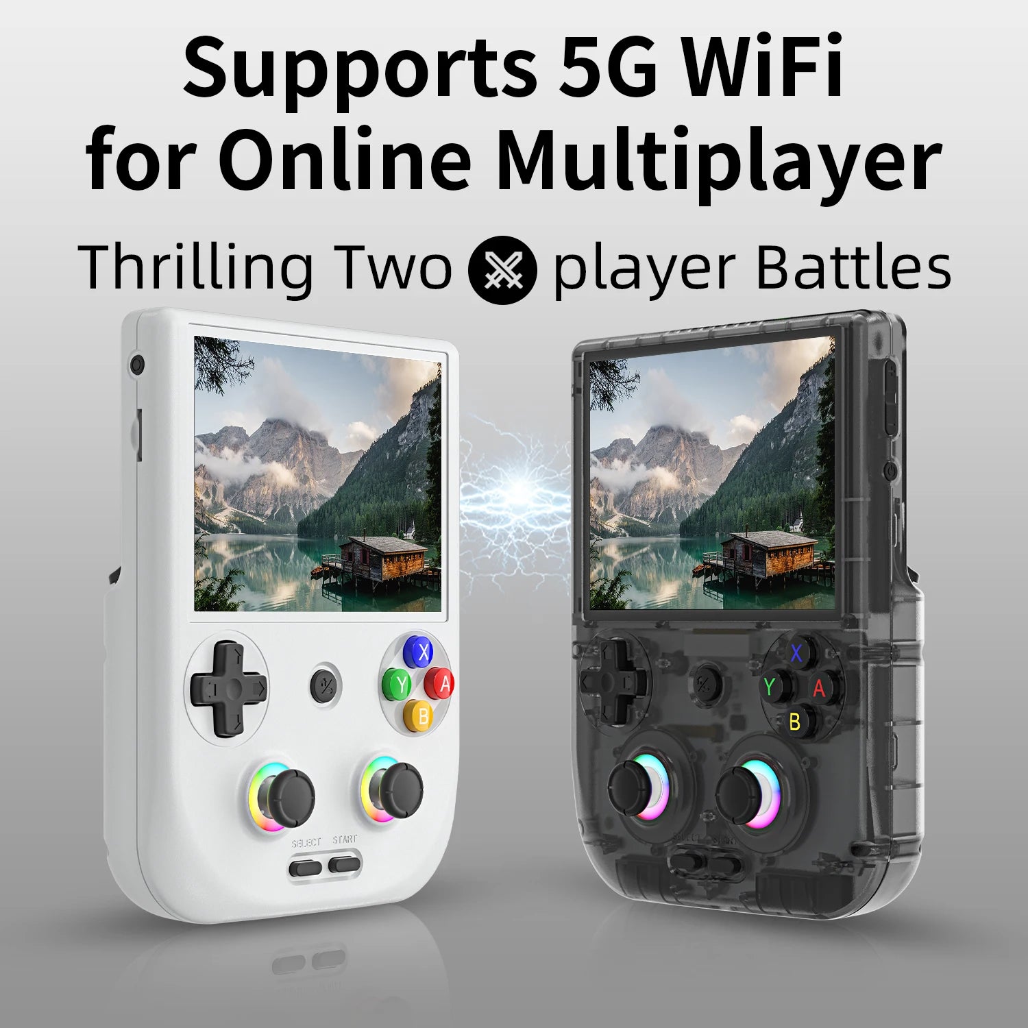 ANBERNIC RG406V Retro Handheld Game Console 4" IPS Multi-touch Screen Android 3D Hall Joystick 5500mAh Video Player 1080p DP Out