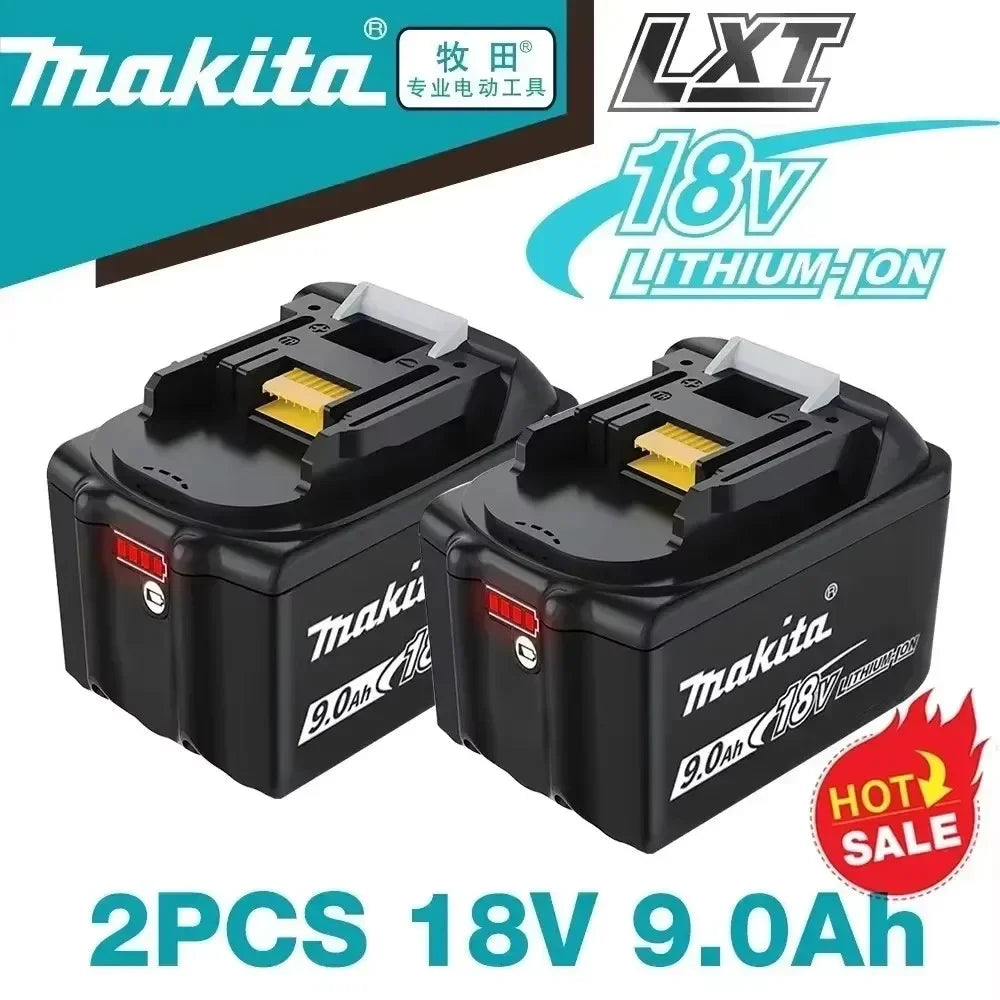 Makita-100% Original Rechargeable Power Tool Battery 5.0Ah 18V BL1830 BL1850 BL1840 BL1860 BL1815，Replaceable LED Lithium-ion