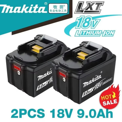 Makita-100% Original Rechargeable Power Tool Battery 5.0Ah 18V BL1830 BL1850 BL1840 BL1860 BL1815，Replaceable LED Lithium-ion