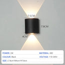 Modern LED Wall Lights Indoor and Outdoor Waterproof Wall Lights Living Room Corridors Courtyard Gardens Outdoor Wall Lights