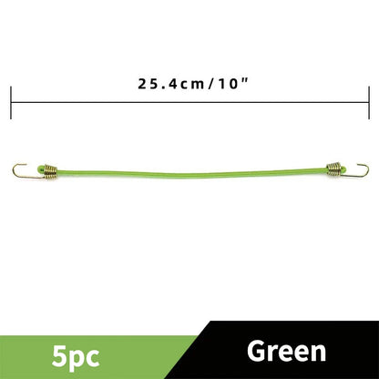 5/10PCS Elastic Luggage Strap with Fixed Socket Small Hook 4mm Latex Mini Rope for Camping Fixed Elastic Cord Accessory