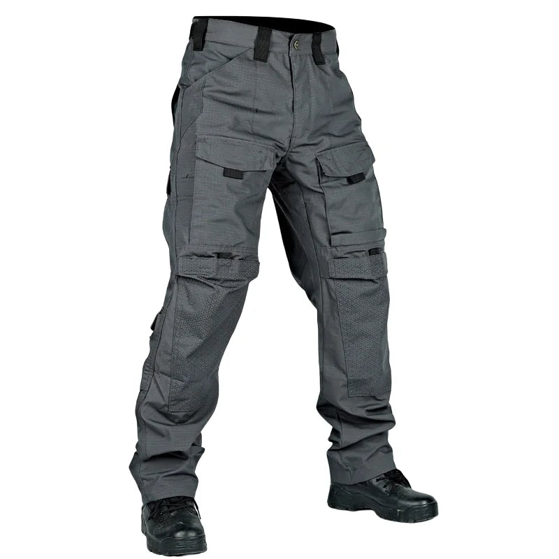 Tactical Pants Men Multi-Pocket Outdoor Cargo Pants Military Combat Trousers Men's Wear-Resistant Hiking Work Trousers Male