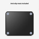 Hard Mouse Pad Small Mouse Pad for Travel Business Black Mousepad for Office Home Bed Sofa