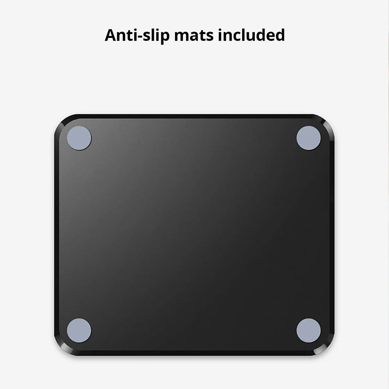 Hard Mouse Pad Small Mouse Pad for Travel Business Black Mousepad for Office Home Bed Sofa