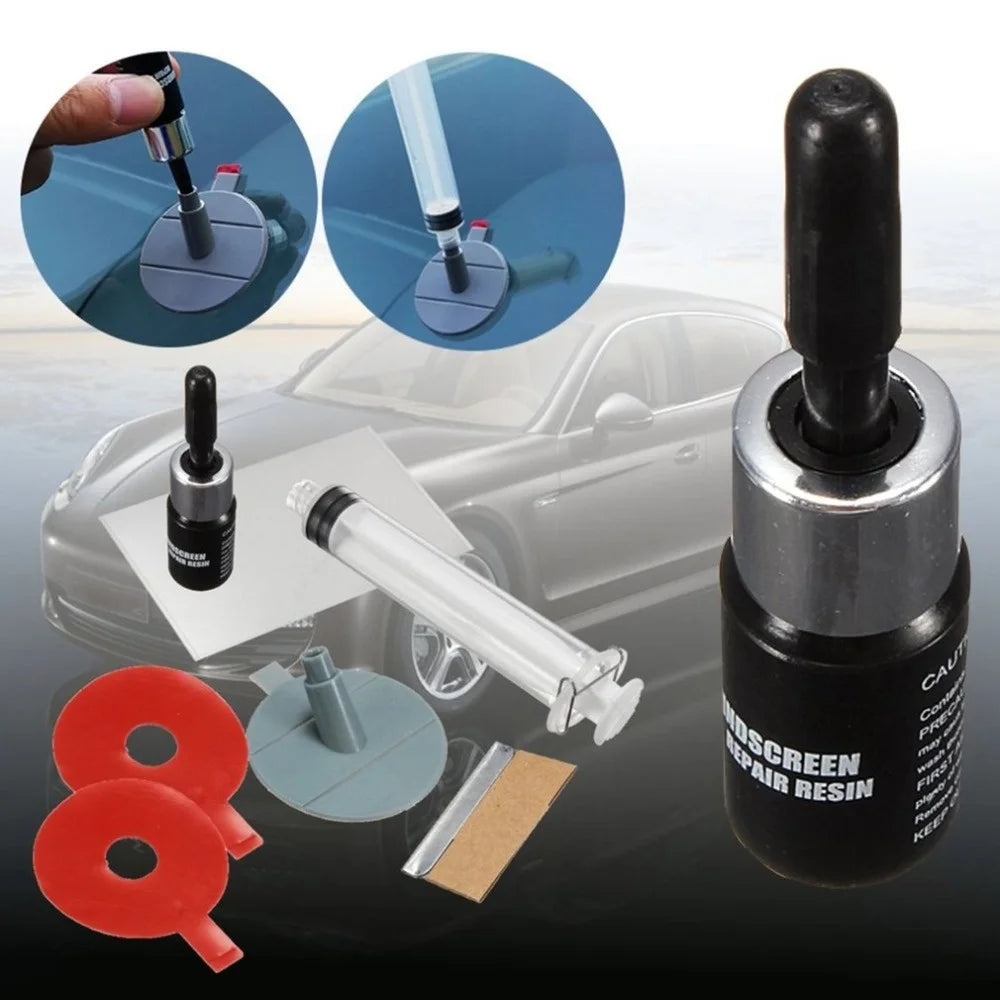 New Upgrade Car Windshield Repair Tool Cracked Glass Repair Fluid DIY Auto Window Cracks Restore Scratch Repair Car Accessories