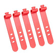 Reutilizável Cable Organizer, fone de ouvido Clip, Carregador Cord Management, 3 Hole Linha Titular Armazenamento, Bobbin Winder Correias, 5pcs