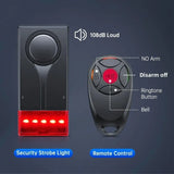 Extractme 108dB Anti-Theft Alarm Wireless Vibration Alarm with Remote Control Door and Window Alarm Car Alarm Security System