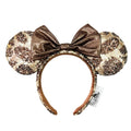 Diadema con orejas de Minnie y lazos grandes de Disney, ideal para disfraz de cosplay, de peluche, para adultos y niños. 