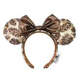 Diadema con orejas de Minnie y lazos grandes de Disney, ideal para disfraz de cosplay, de peluche, para adultos y niños. 