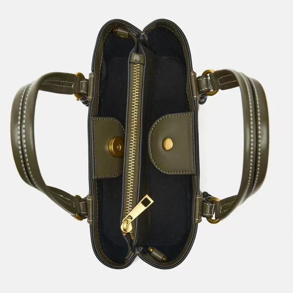 Bolso de diseñador de lujo para mujer, de piel sintética suave, tipo cubo, de alta calidad, tipo bandolera