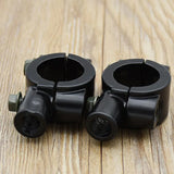 Motorcycle rearview mirror bracket and mounting clip black ABS fit for majority of motorcycle mirror replacements