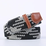 Women's Belt Fashion Casual Woven Elastic Belt Outdoor Sports Military Tactical Strap Climbing Work Belt Unisex Jeans Pants