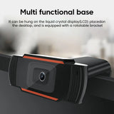 Elough 1080P HD Webcam With Built-in Microphone USB Camera For PC Laptop Video Recording Conferencing Network Camera Tripod