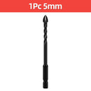 Cross Hex Drill Bit Set For Concrete Porcelain Tile Glass Metal Professional Multifunction Drill Bits Kit Tools Carbide Drills