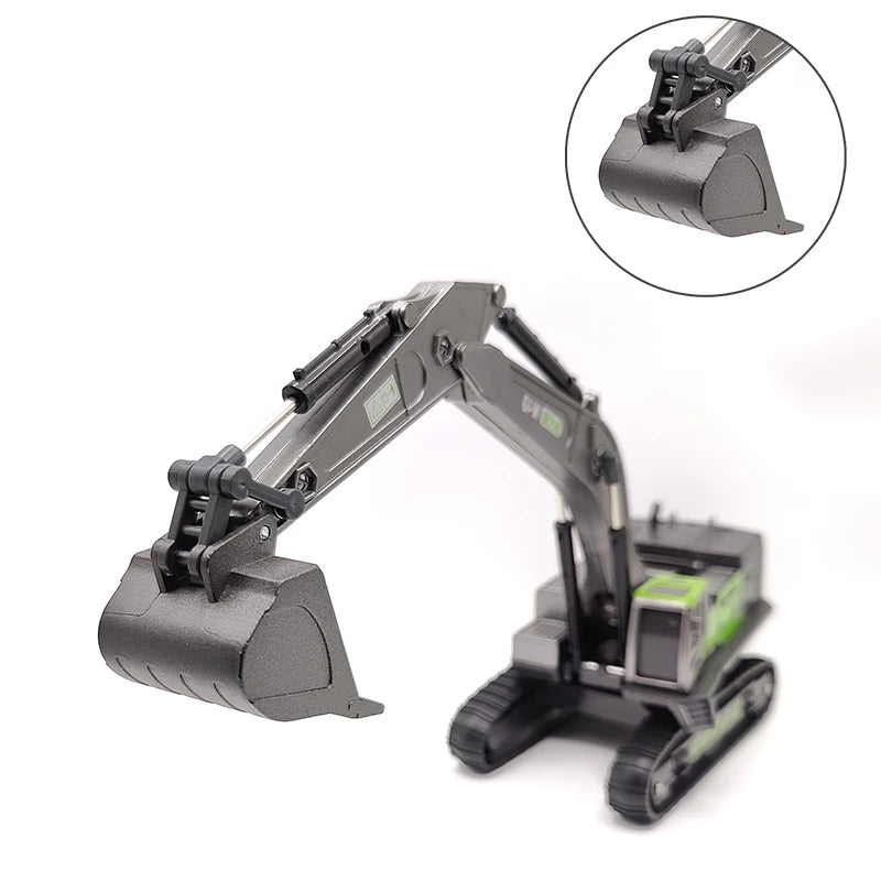 Juguetes para niños, tractor de aleación, excavadora, buldózer, grúa en miniatura, camión, modelo de vehículo agrícola de ingeniería fundido a presión, regalos para niños