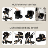 strollers 3 in 1 baby stroller car seat stroller travel system stroller newborn stroller High Landscape mother kids baby items