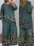 2 Piece Women Sets 2025 New Arrival Plus Size Autumn Winter Matching Sets Top And Pants Suits Outfits Oversized Clothing